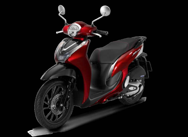 Thiết kế ngoại thất sang trọng và đẳng cấp của xe Honda SH 125i 2023 phiên bản nhập khẩu chính hãng